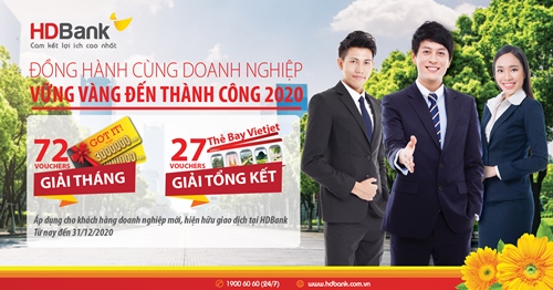 HDBank dành hơn 1,2 tỷ đồng tri ân khách hàng doanh nghiệp